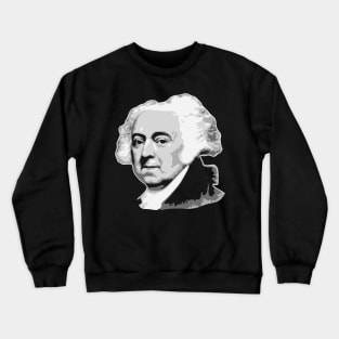 John Adams Black and White Crewneck Sweatshirt